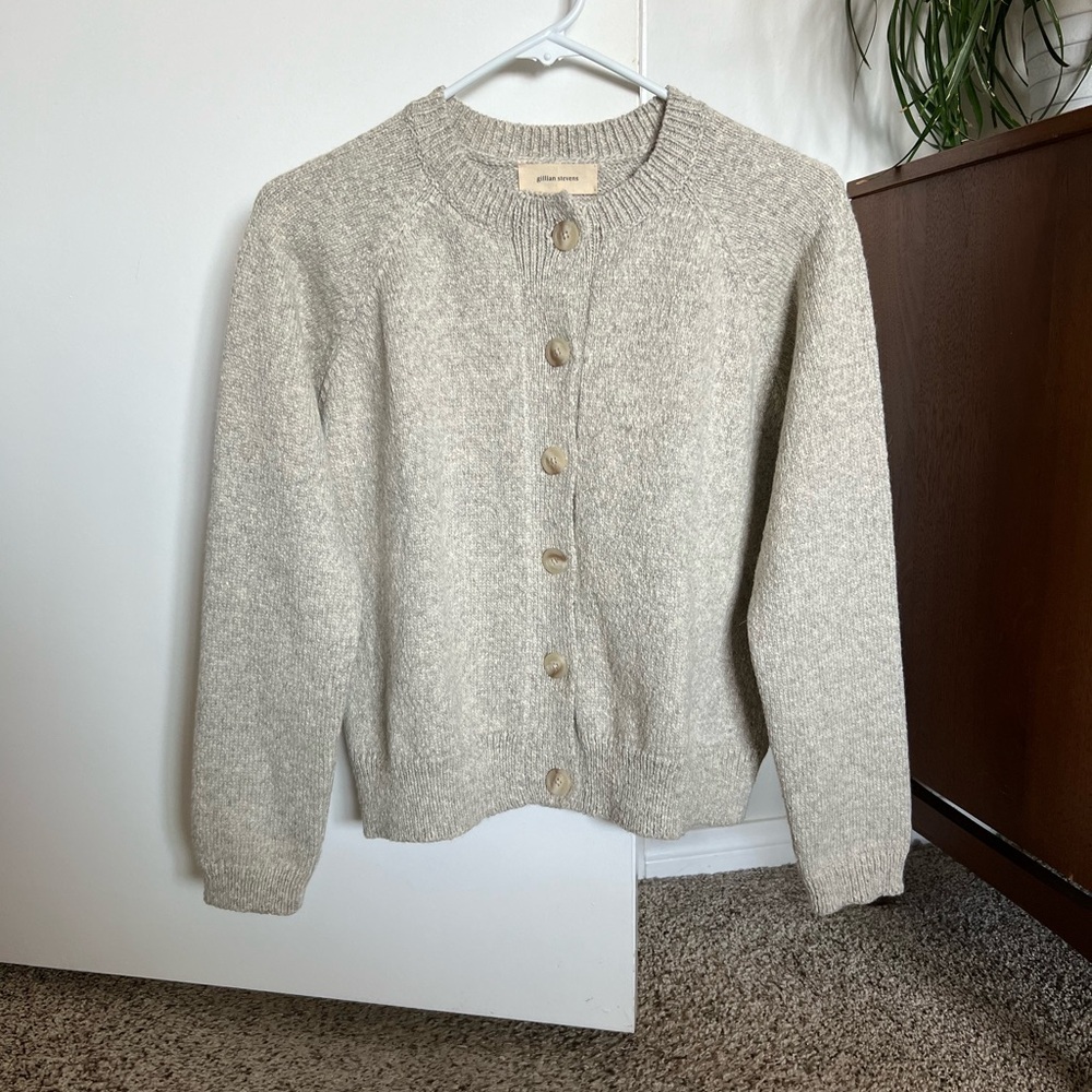 Gillian Stevens Mabel Cardigan Fog
